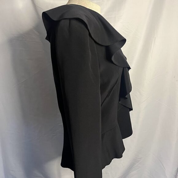 Neiman Marcus Black Silk Evening jacket - Picture 2 of 7